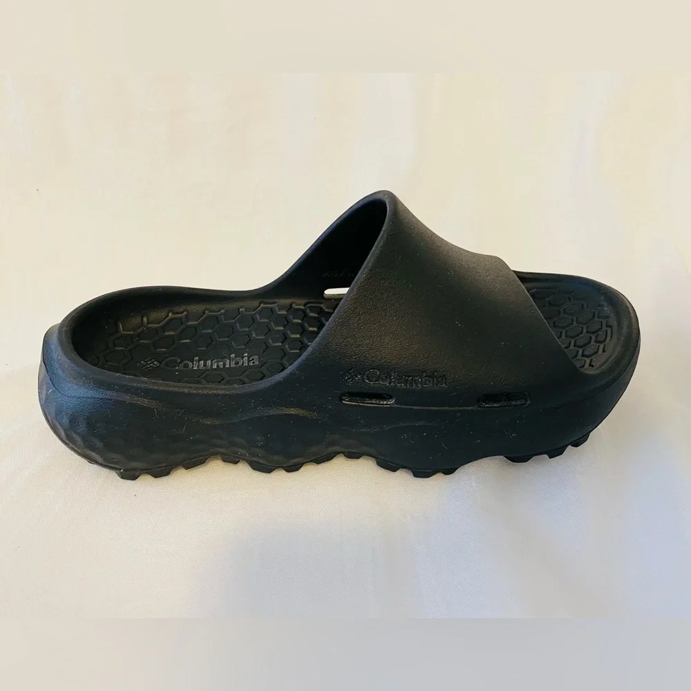 Columbia Black Comfort Slides, Thrive Revive Men, Unisex, Men 5.5, Women 7 - Picture 4 of 7
